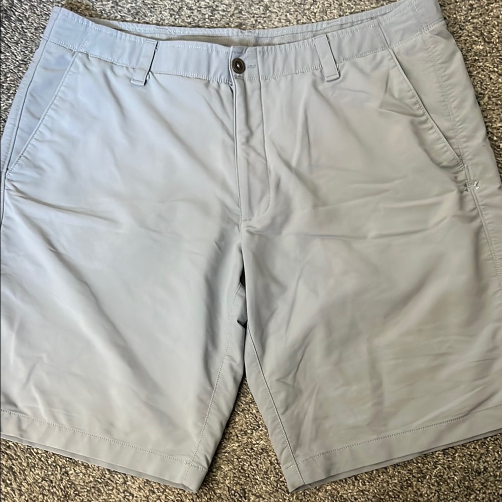 Under Armour Gray Flat Front Shorts